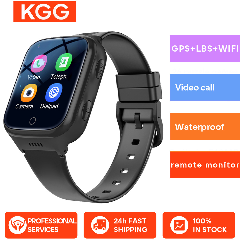 Smartwatch Digital Watches For Girls - 子供のための防水スマートウォッチ,4g,1000 mah,wifi,GPS,lbsトラッカー,sos,ビデオ通話,電話,男の子,女の子,子供,ip67