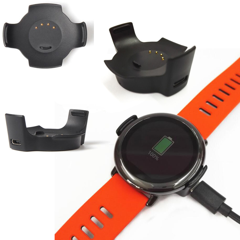 Smartwatch Watches Xiaomi - スマートウォッチusb充電ケーブルコードベースドック充電クレードルアダプタ用スタンドxiaomi huami amazfitペース1stスポーツスマートウォッチ