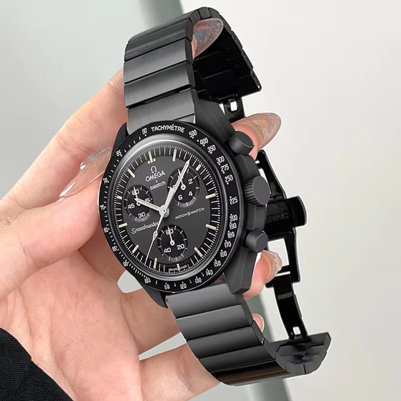 Omega Watches Smartwatch - 20 ミリメートルステンレス鋼時計ストラップオメガ X スウォッチジョイントムーンスウォッチメタルバタフライバックルスマート時計ストラップムーンスウォッチ用