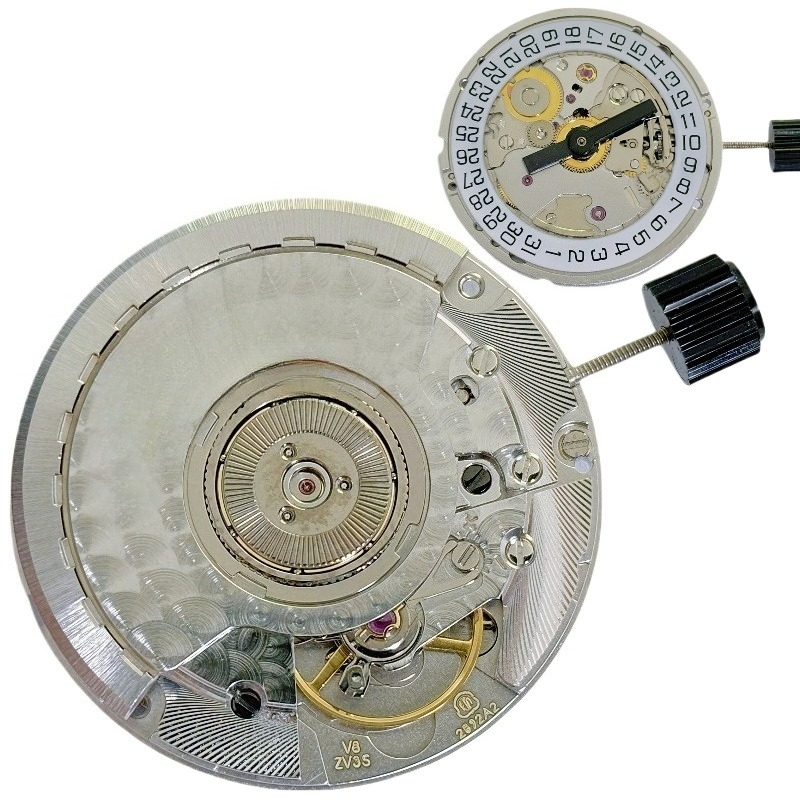 Watch V8 - 時計ムーブメント用 2892A2 2892-2 精密研磨 ジュネーブパターン フィッシュスケールパターン