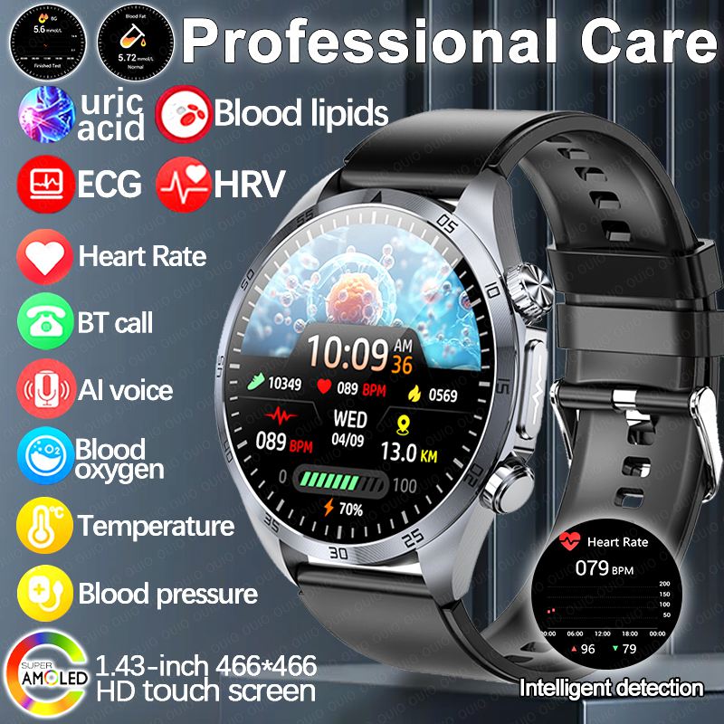 Smartwatch Online Watches For Men - 2026年看護健康パルスセラピー血圧スマートウォッチ男性用心拍数パルス睡眠Bluetooth通話ボディモニタースマートウォッチ