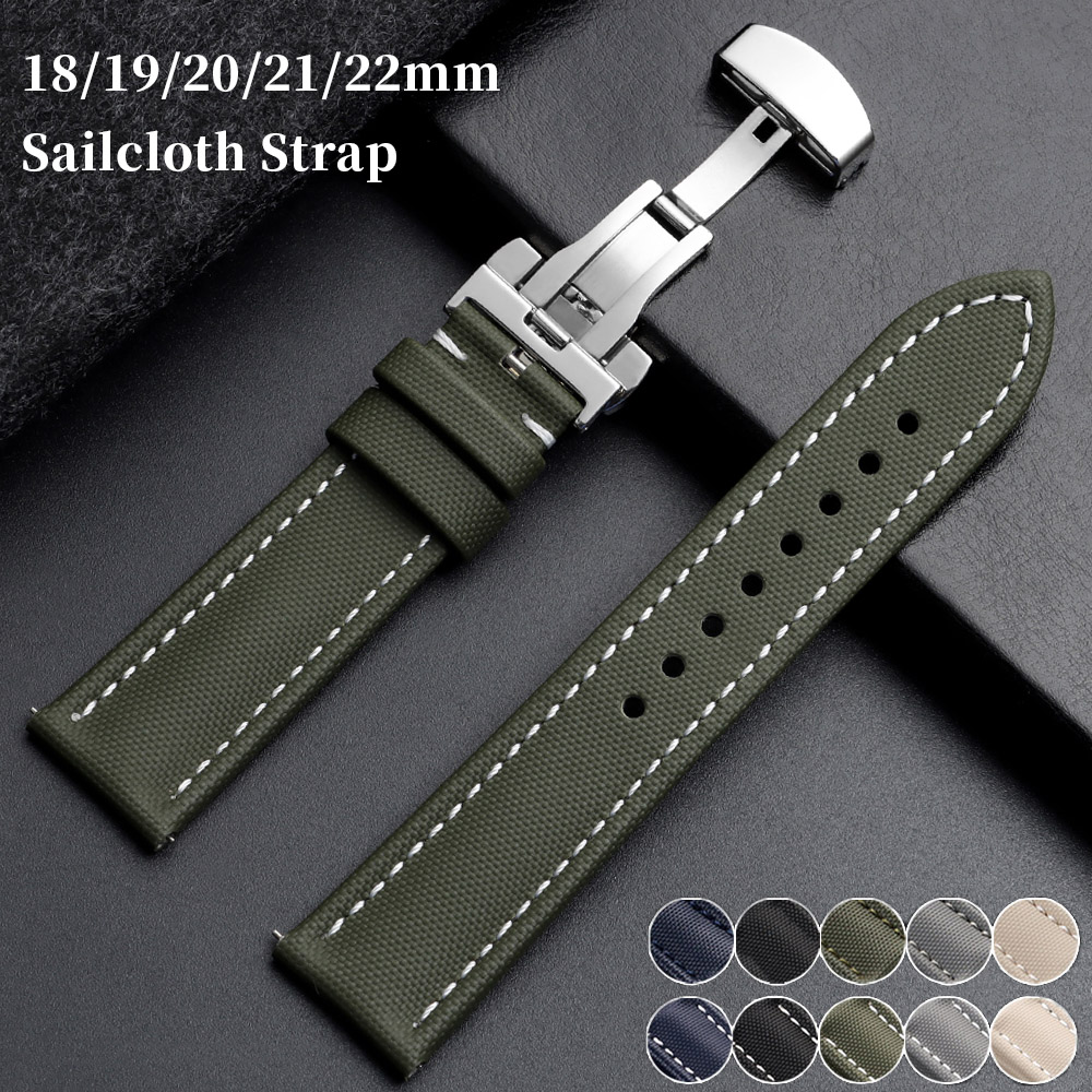 Omega Watches Smartwatch - 18mm 19mm 20mm 21mm 22mm セイルクロスストラップ