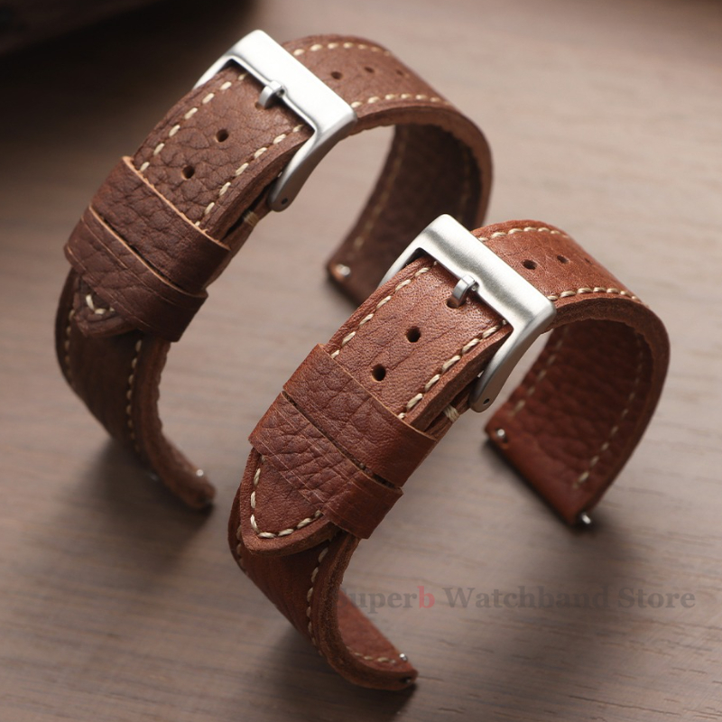 Omega Watches Smartwatch - 牛革時計バンド 20 ミリメートル 22 ミリメートル 24