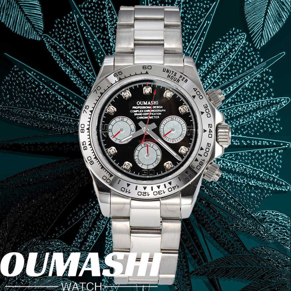 Chronograph Sport Watch - 高級 VK63 腕時計 39 ミリメートルクォーツクロノグラフビジネスウォッチメンズ VK
