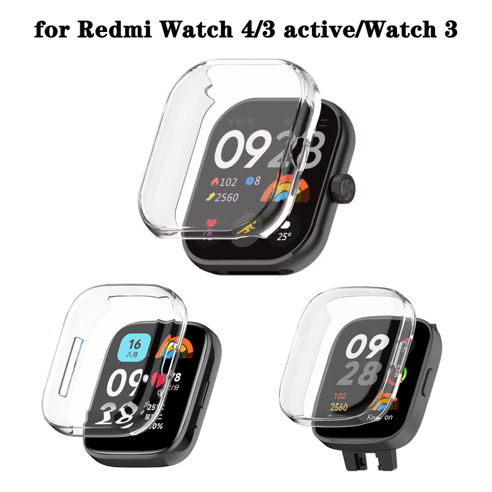 Smartwatch Watches Xiaomi - Redmi Watch 3 Activeスマートウォッチ用TPUソフトシリコンケース、Xiaomi Redmi Watch