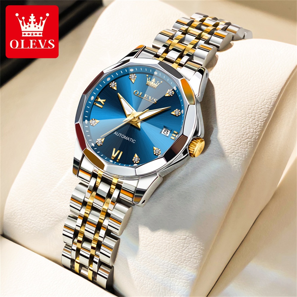 OLEVS 9982 レディース腕時計スパークリングシャイニ - Anti-Magnetic Watch のレビューと価格