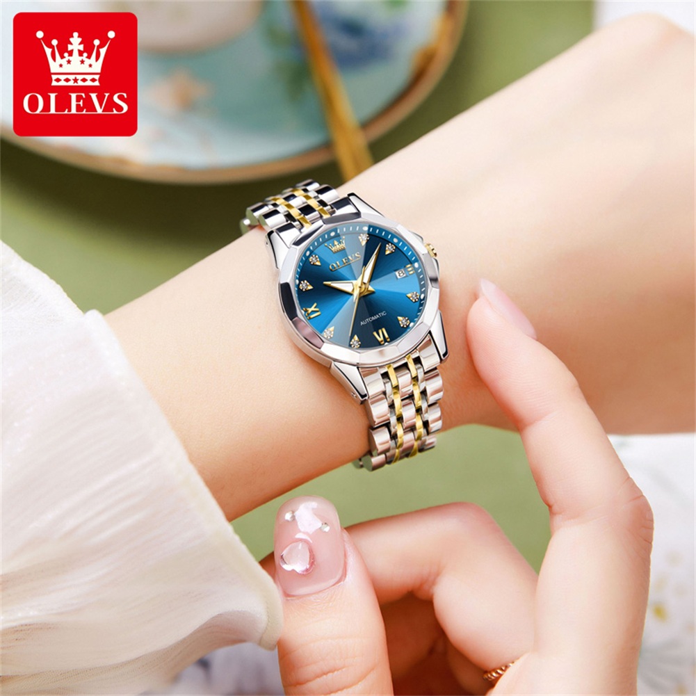 OLEVS 9982 レディース腕時計スパークリングシャイニ - Anti-Magnetic Watch のレビューと価格