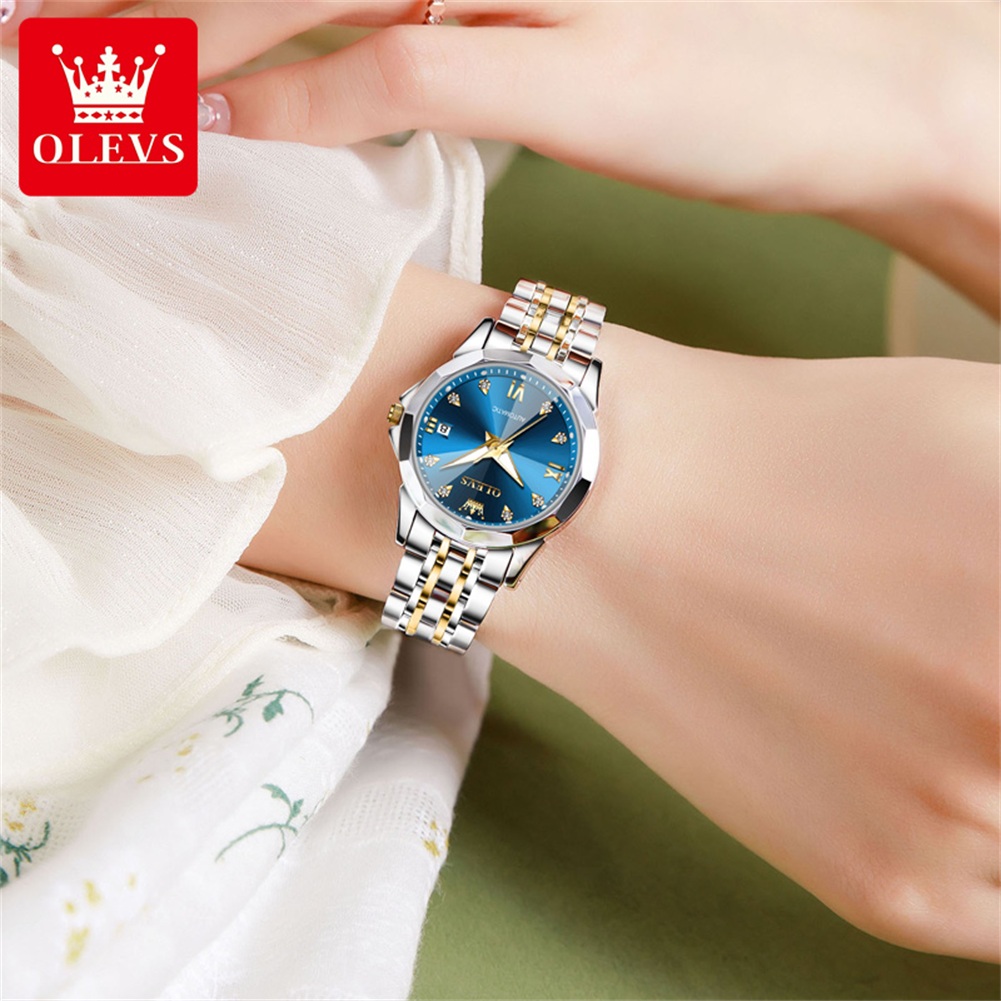 OLEVS 9982 レディース腕時計スパークリングシャイニ - Anti-Magnetic Watch のレビューと価格