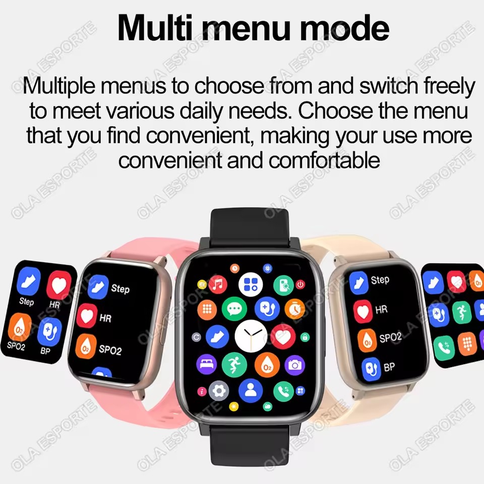 男女兼用スマートウォッチ HD画面 ワイヤレス通話リマインダ - Smartwatch Square Watches For Men のレビューと価格