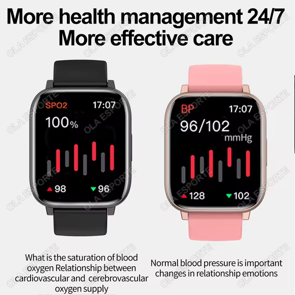 男女兼用スマートウォッチ HD画面 ワイヤレス通話リマインダ - Smartwatch Square Watches For Men のレビューと価格