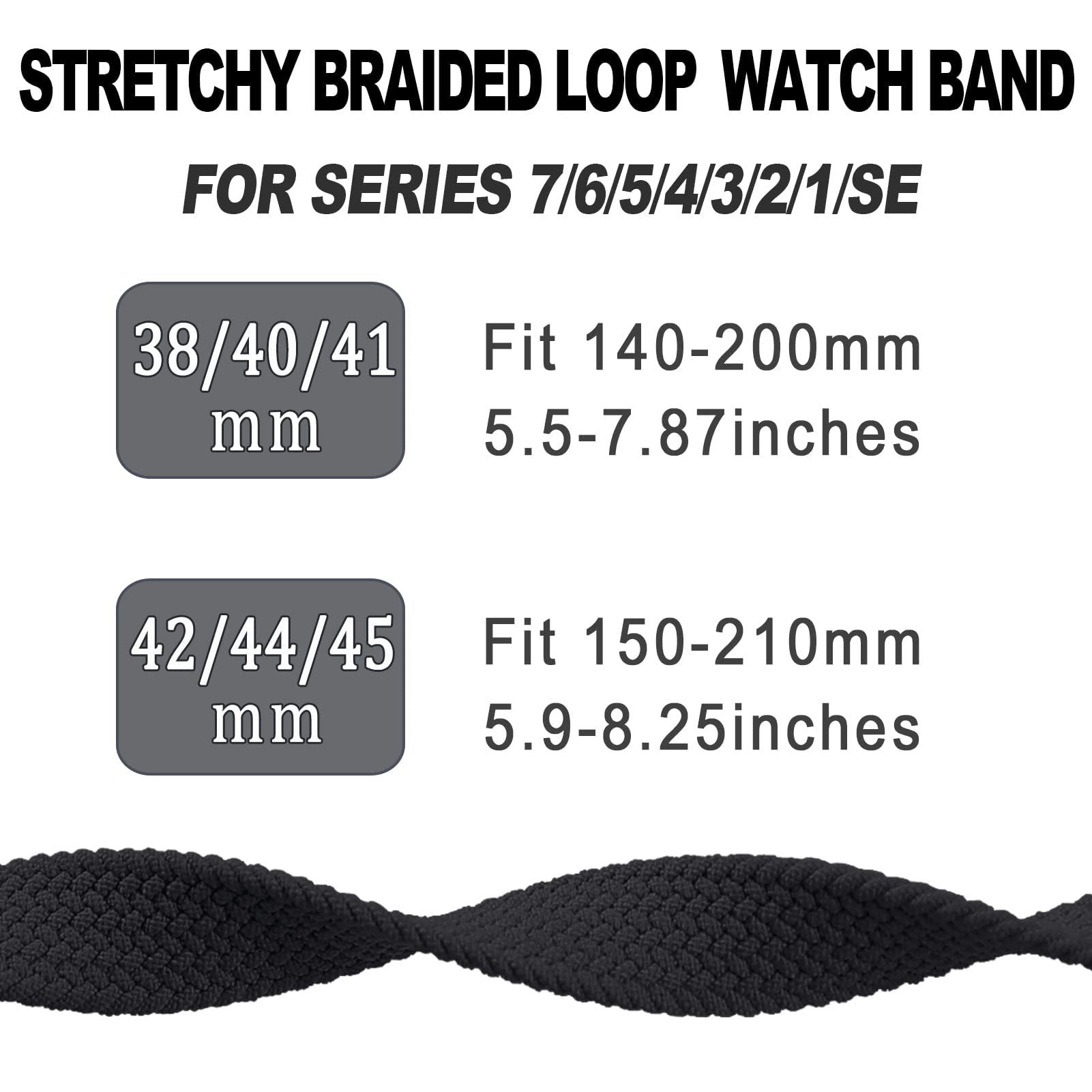 apple watchストラップ用編組ソロループ40mm 4 - Smartwatch Watches For Boys のレビューと価格