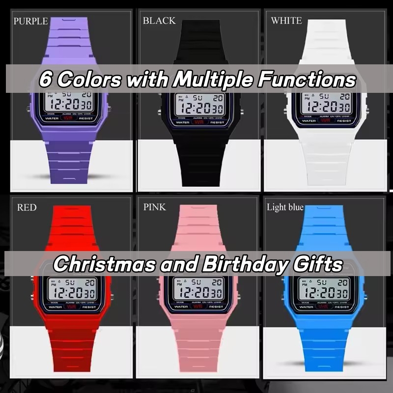 子供スポーツ LED デジタル腕時計シリコンストラップ男の子 - Chronograph Sport Watch のレビューと価格