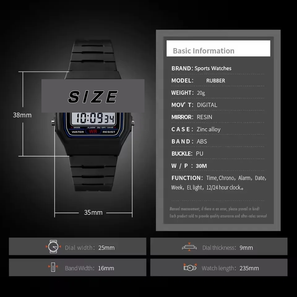 子供スポーツ LED デジタル腕時計シリコンストラップ男の子 - Chronograph Sport Watch のレビューと価格