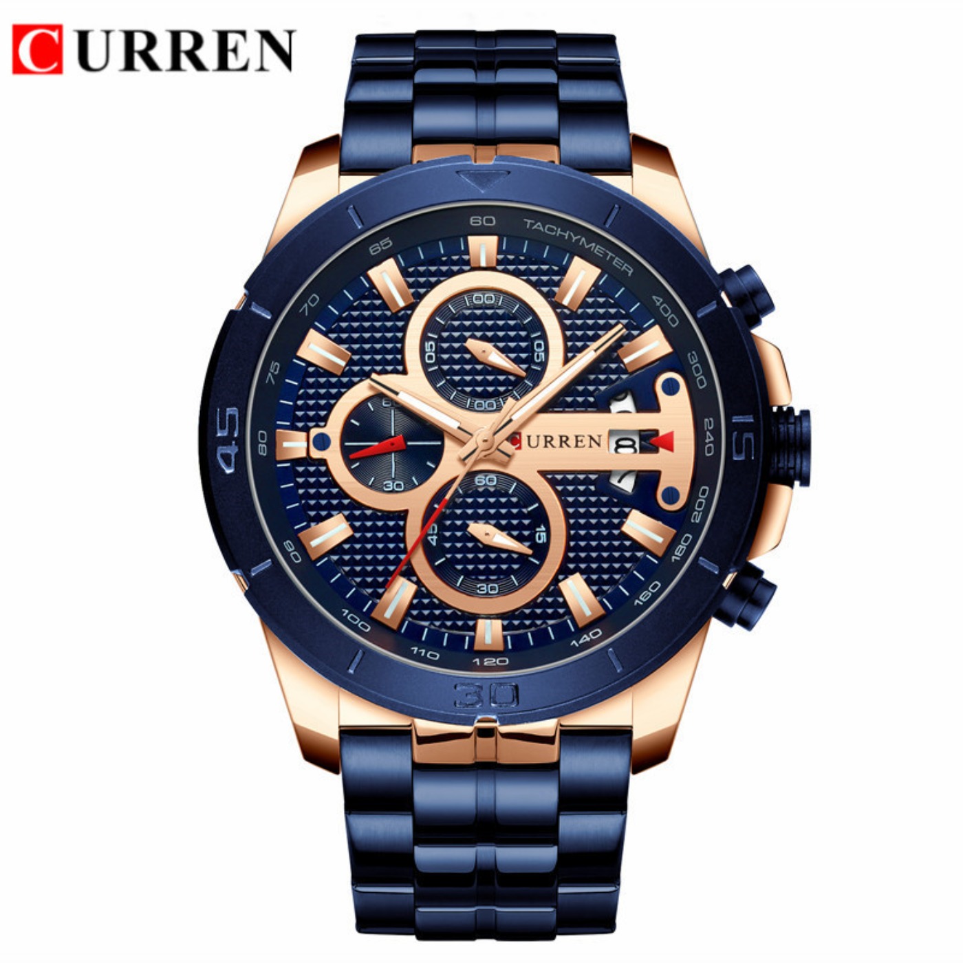 カレン腕時計メンズ防水クロノグラフスポーツ軍事男性時計トップ - Chronograph Sport Watch のレビューと価格