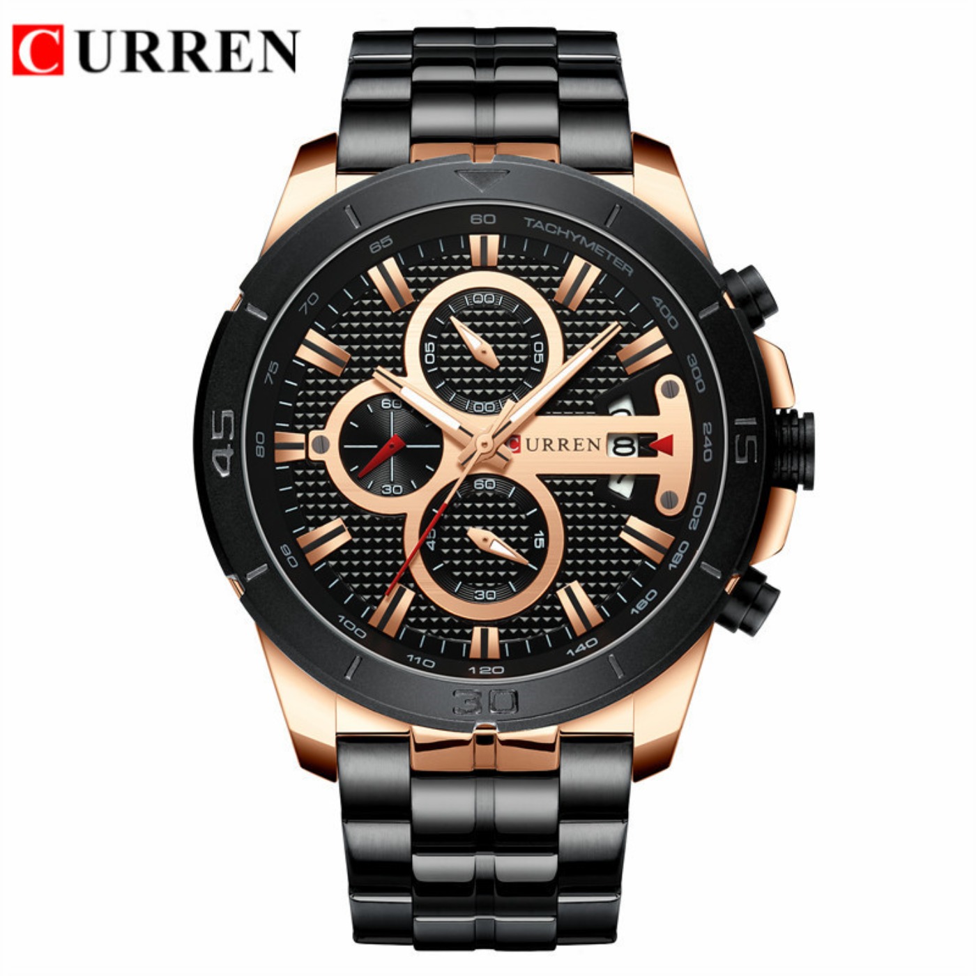 カレン腕時計メンズ防水クロノグラフスポーツ軍事男性時計トップ - Chronograph Sport Watch のレビューと価格