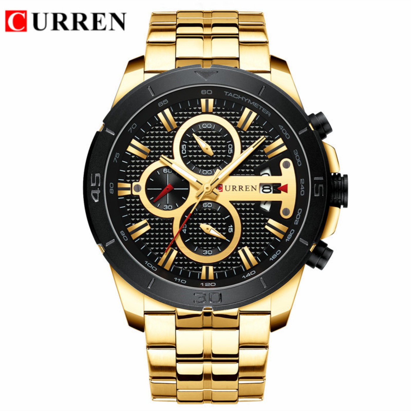 カレン腕時計メンズ防水クロノグラフスポーツ軍事男性時計トップ - Chronograph Sport Watch のレビューと価格