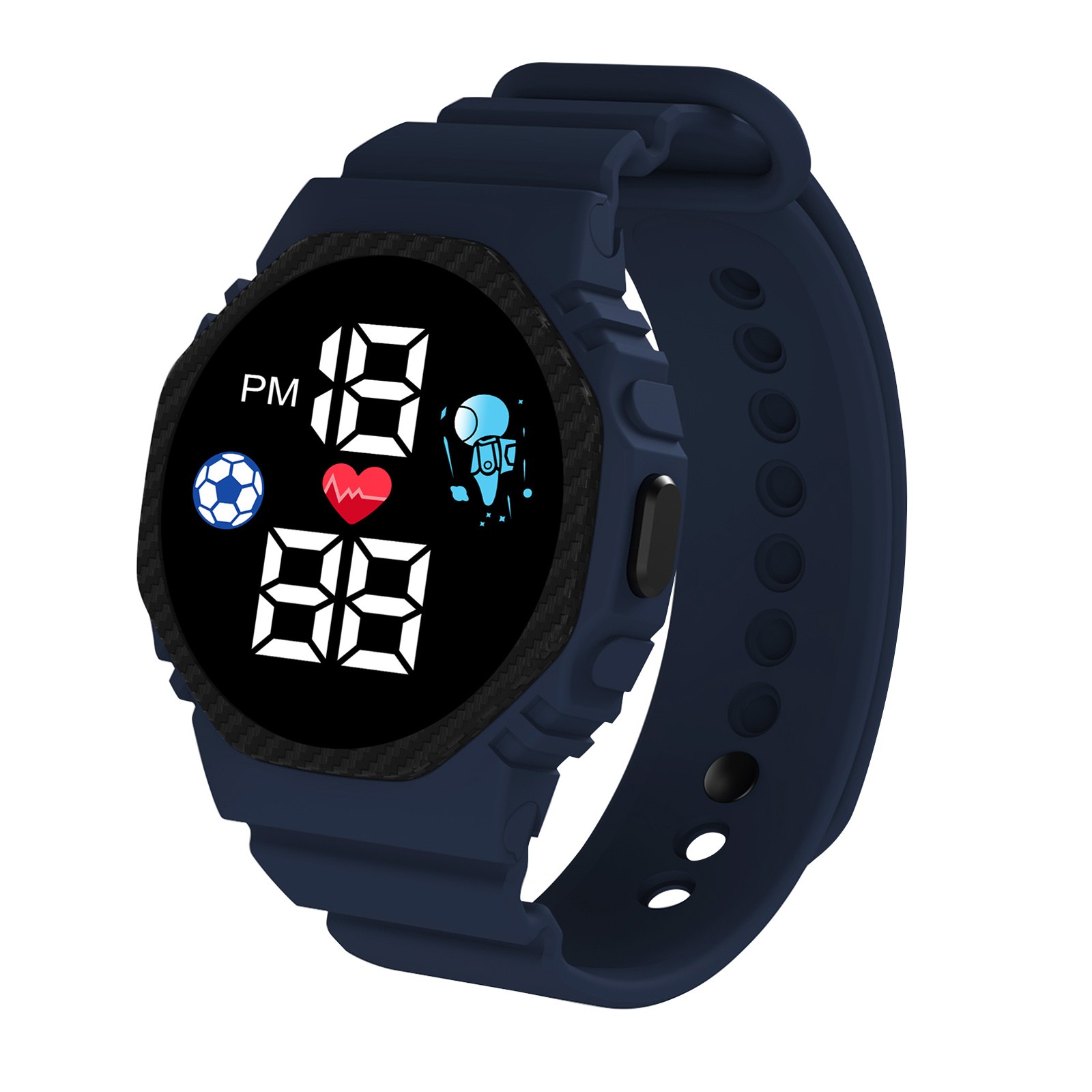 子供、男の子と女の子のためのマルチカラーのスマートウォッチ、 - Smartwatch Digital Watches For Girls のレビューと価格