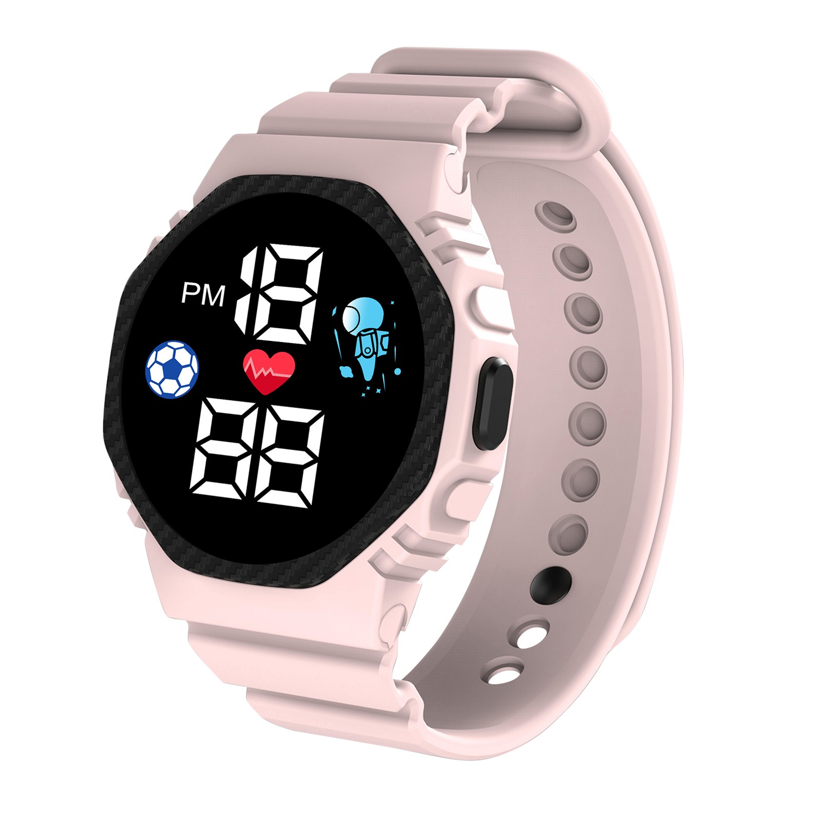 子供、男の子と女の子のためのマルチカラーのスマートウォッチ、 - Smartwatch Digital Watches For Girls のレビューと価格