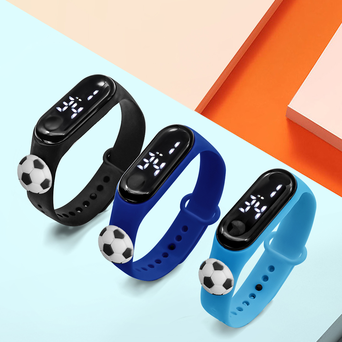 男の子と女の子のためのマルチカラーLEDディスプレイスマート - Smartwatch Digital Watches For Girls のレビューと価格