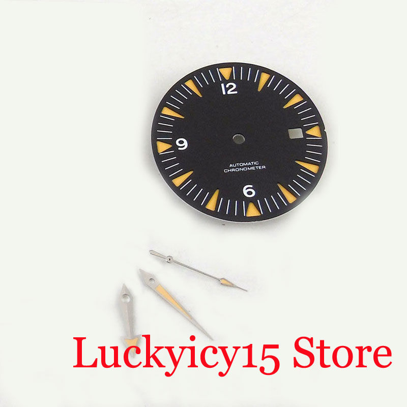 31mm サンドイッチダークブルーブラックウォッチフェイスダ - Luminous Dial Face のレビューと価格