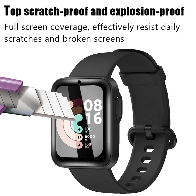 Redmi Watch 3 Active用強化ガラス,9Dク - Smartwatch Watches Xiaomi のレビューと価格