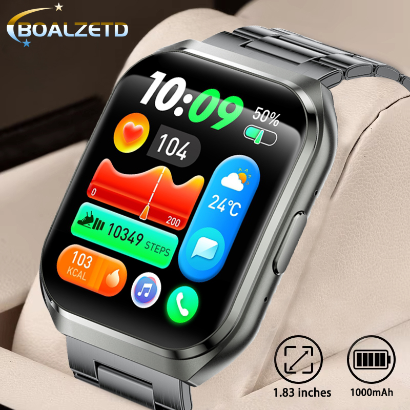 AMOLED 2026 HD 3D 曲面スクリーン 新しい  - Smartwatch Square Watches For Men のレビューと価格