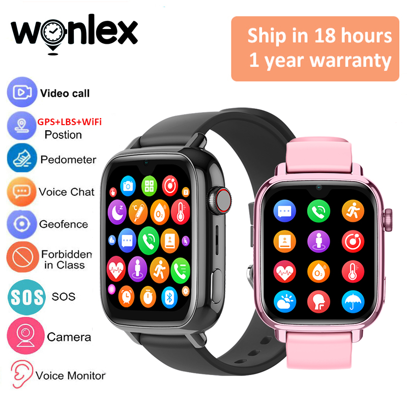 Wonlex KT34 子供用スマートウォッチ 4G WiF - Smartwatch Digital Watches For Kids のレビューと価格