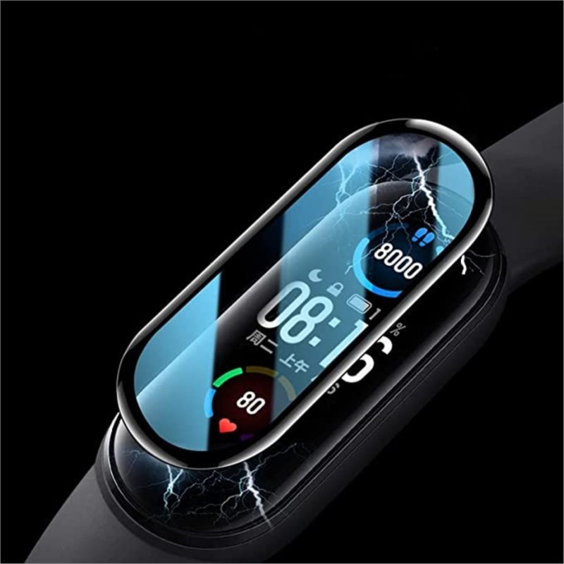 3D フルスクリーンプロテクター Xiaomi Mi バンド - Smartwatch Watches Xiaomi のレビューと価格