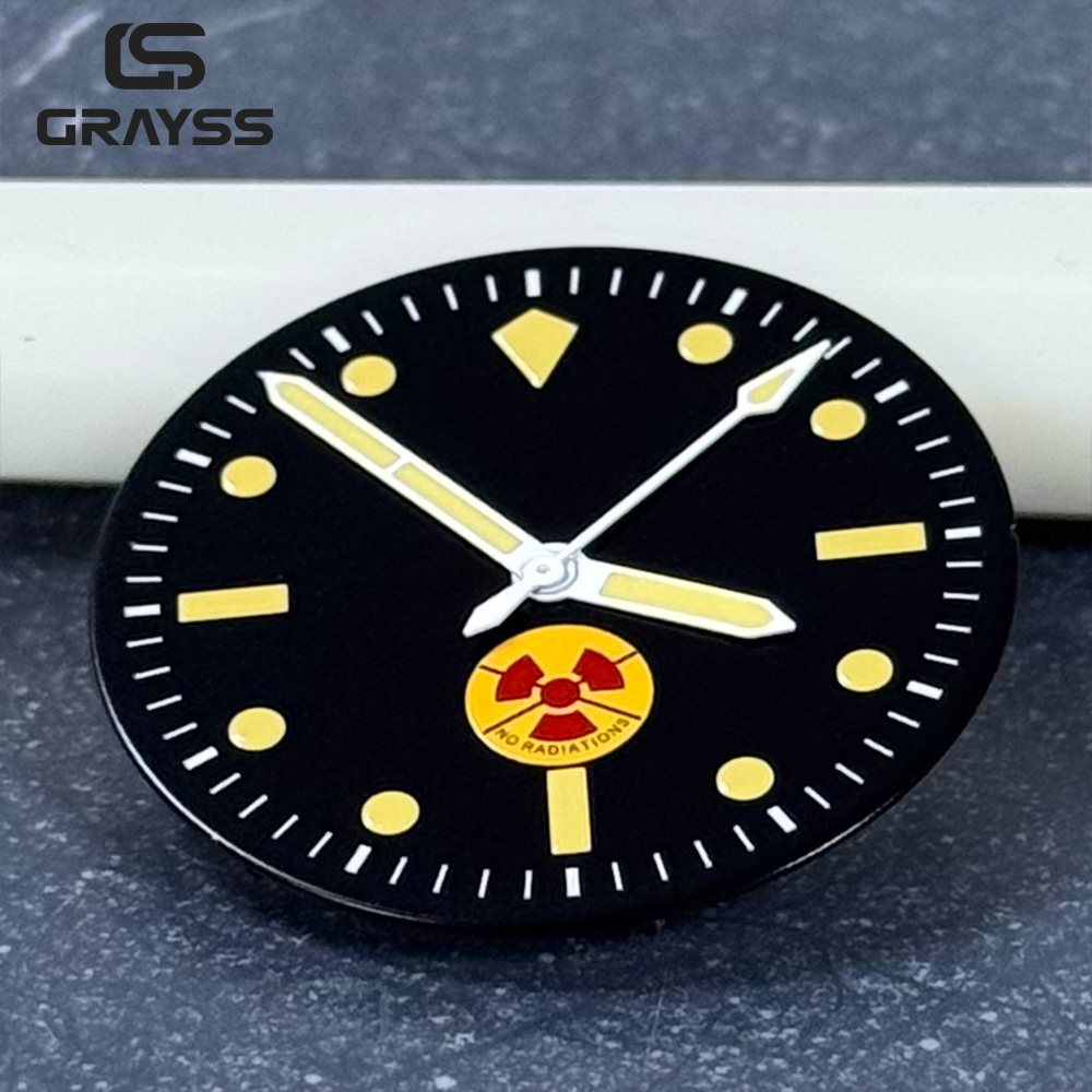 無放射線フィット 50 ファゾム 28.5mm 時計文字盤ア - Luminous Dial Face のレビューと価格