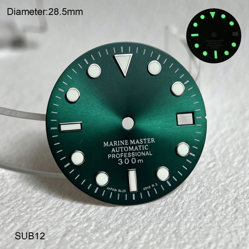 28.5mm NH35 Sロゴダイヤル マリン＆マスターダイ - Luminous Dial Face のレビューと価格