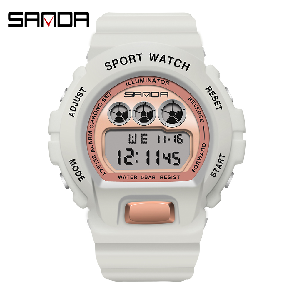 メンズシンプルスポーツウォッチ,ミリタリー腕時計,アラーム, - Chronograph Sport Watch のレビューと価格