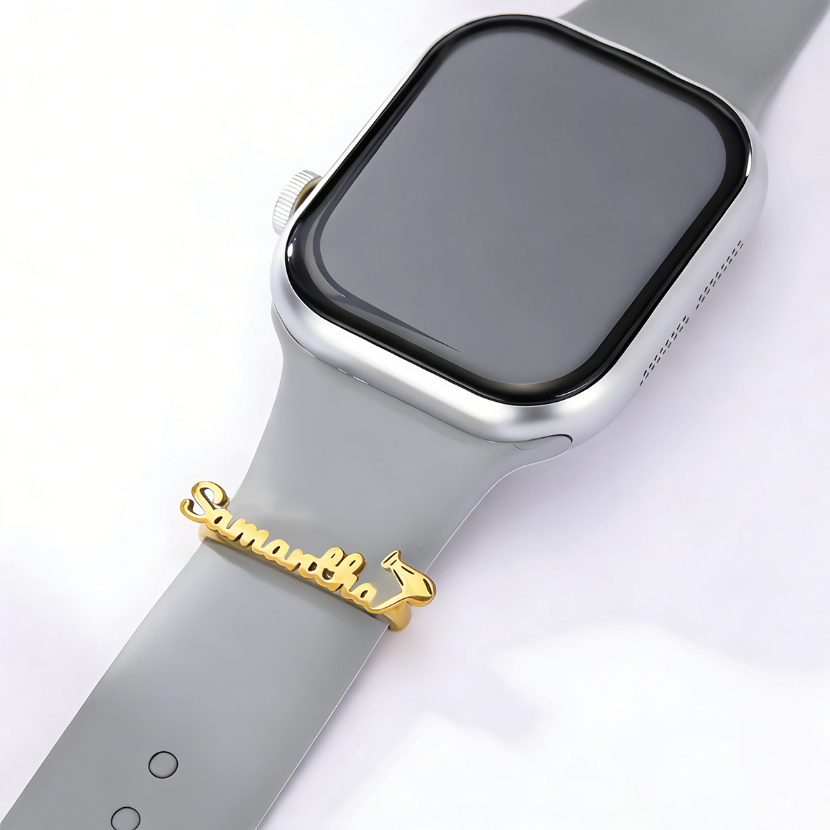 チャンドラーカスタム名メタルチャーム装飾リング時計バンドヘア - Smartwatch Ring Watches のレビューと価格