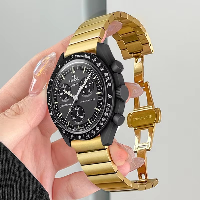 20 ミリメートルステンレス鋼時計ストラップオメガ X スウ - Omega Watches Smartwatch のレビューと価格