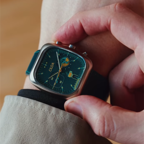 CILOA クラシック レトロ スクエア クロノグラフ メン - Smartwatch Square Watches For Men のレビューと価格