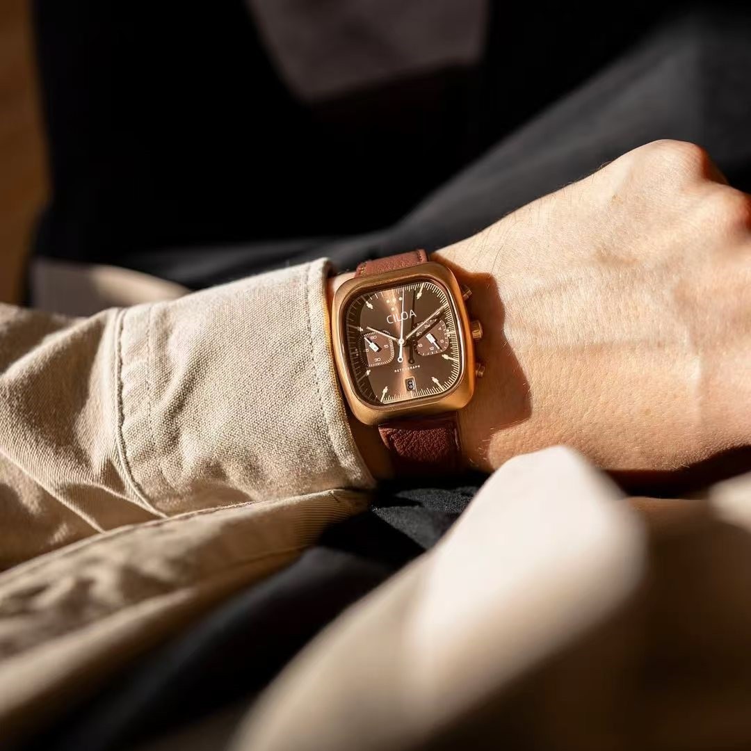CILOA クラシック レトロ スクエア クロノグラフ メン - Smartwatch Square Watches For Men のレビューと価格