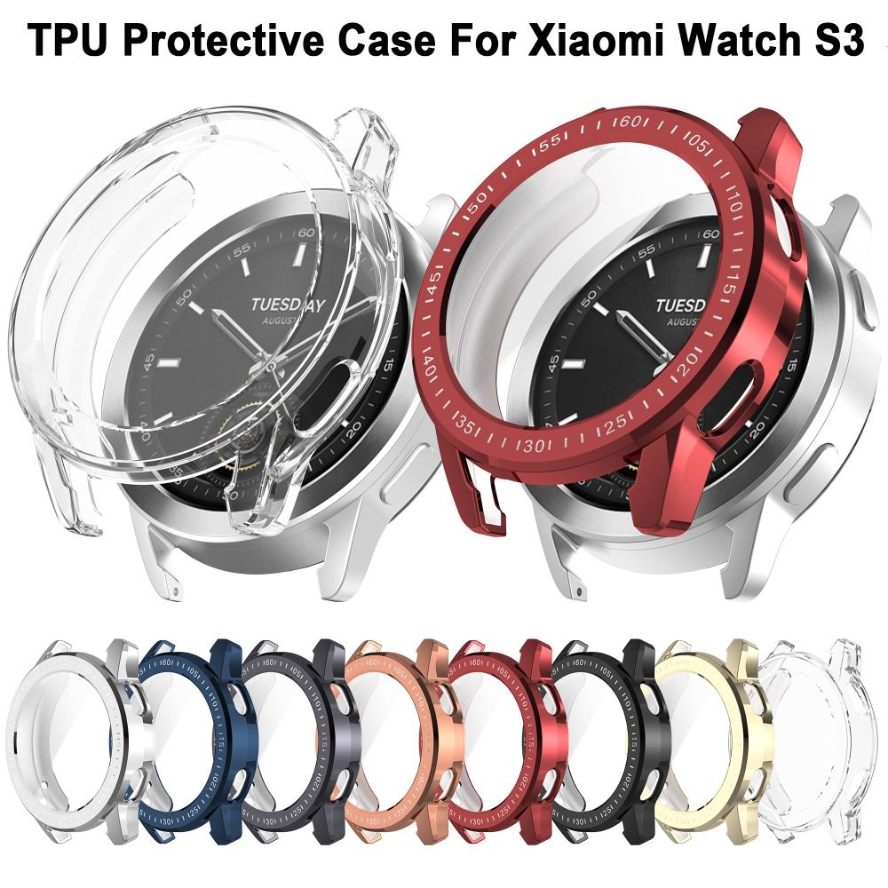 新しいフルカバー TPU ケースバンパースマートスクリーンプ - Smartwatch Watches Xiaomi のレビューと価格