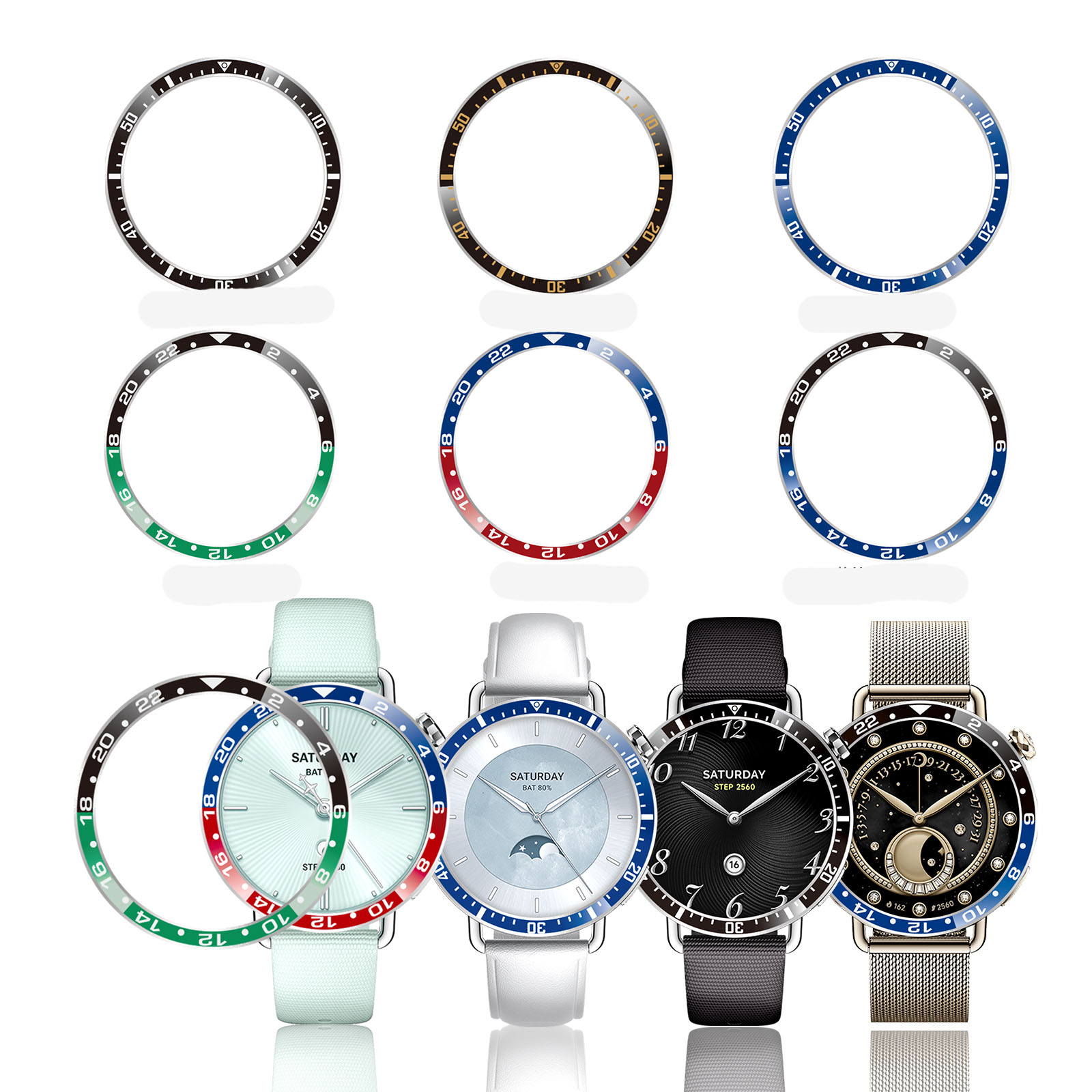 Heorland ケース Xiaomi Watch S4 4 - Smartwatch Ring Watches のレビューと価格