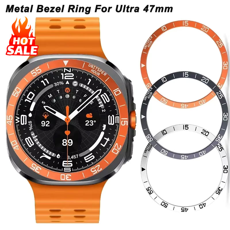 金属カバーベゼルリングケース三星銀河時計 7 ウルトラ 47 - Smartwatch Ring Watches のレビューと価格