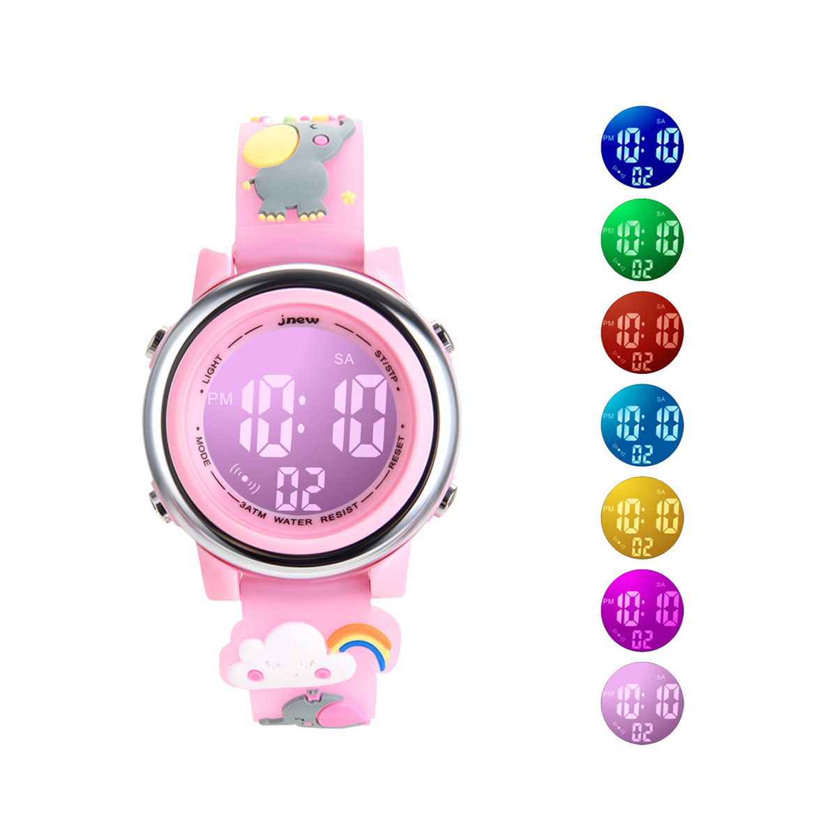 UTHAI H120 子供の漫画スポーツウォッチ目覚まし時計 - Smartwatch Digital Watches For Girls のレビューと価格