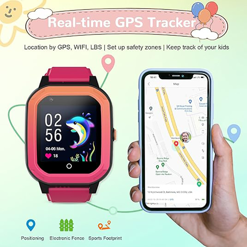 Wonlex 4 グラムスマートウォッチキッズ GPS WI - Smartwatch Digital Watches For Kids のレビューと価格