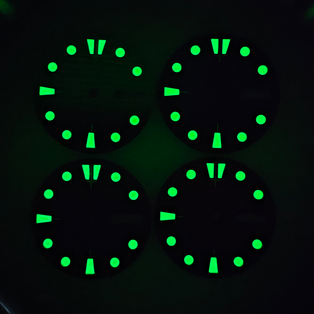 NH35 ダイヤル 28.5 ミリメートルダイヤルグリーン発 - Luminous Dial Face のレビューと価格