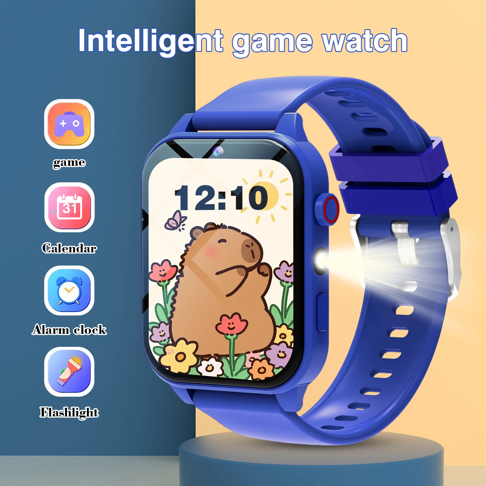 キッズスマートウォッチ 18 ゲーム カメラ 防水 懐中電灯 - Smartwatch Digital Watches For Kids のレビューと価格