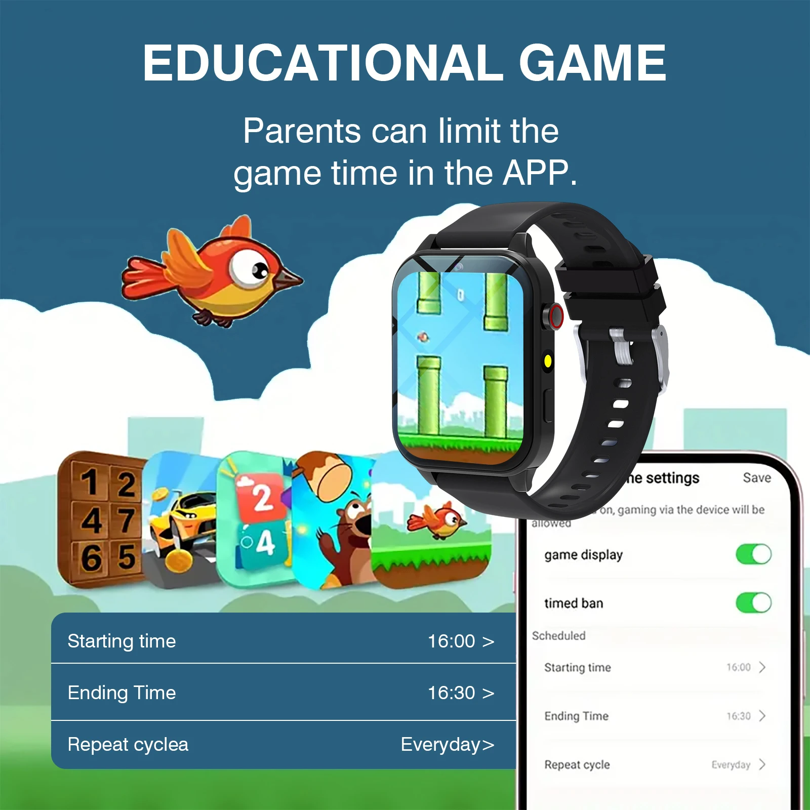 キッズスマートウォッチ 18 ゲーム カメラ 防水 懐中電灯 - Smartwatch Digital Watches For Kids のレビューと価格