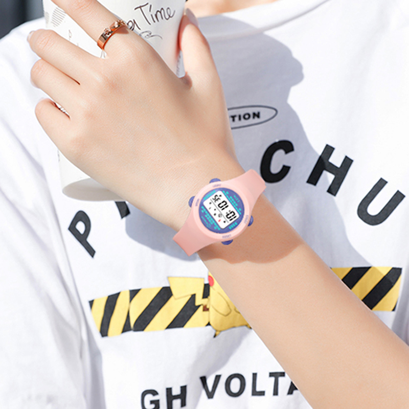 子供用電子時計,ピンク,多機能,デジタル,子供用スマート腕時 - Smartwatch Digital Watches For Girls のレビューと価格