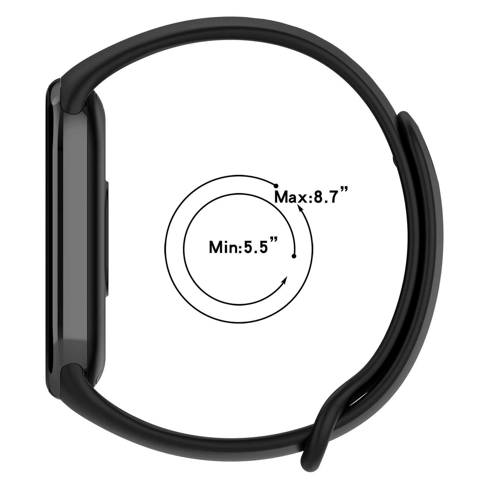 Xiaomi Mi Band 9,8,NFC用シリコンブレス - Smartwatch Watches For Boys のレビューと価格