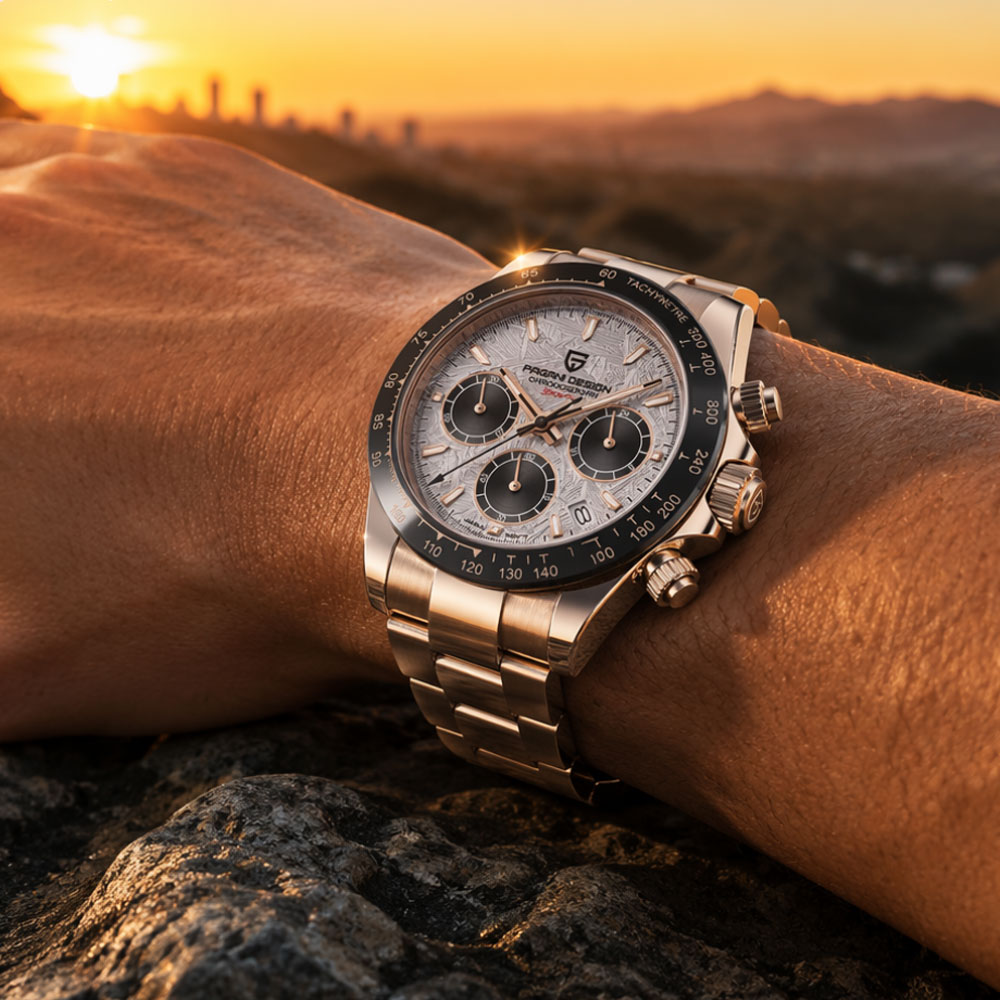 トップブランドパガーニデザイン高級メンズ腕時計多機能クロノグ - Anti-Magnetic Watch のレビューと価格