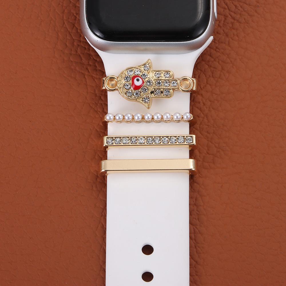 女性のためのユニークな時計バンドの装飾,金属のオーナメント, - Smartwatch Ring Watches のレビューと価格