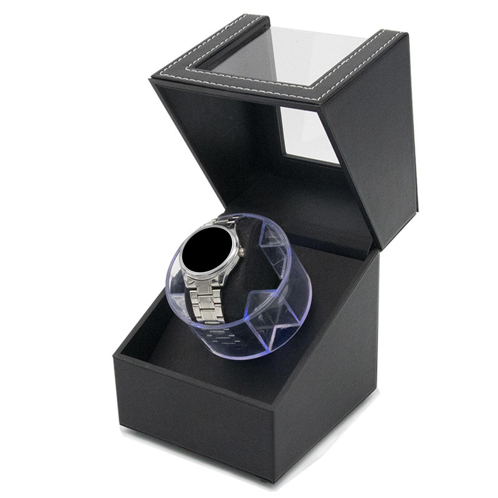シングルウォッチワインダーボックスウォッチケース、静音モータ - Watch Winder Single のレビューと価格