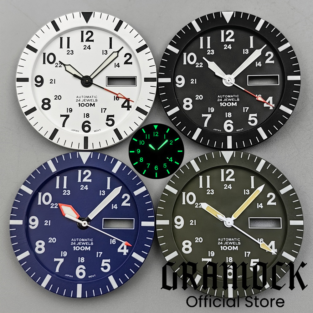 グラモック ヴィンテージ NH36 フェイス 34.3mm  - Luminous Dial Face のレビューと価格