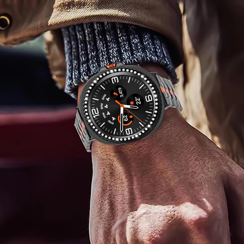 金属ベゼルカバーサムスンギャラクシーウォッチ 8 クラシック - Smartwatch Ring Watches のレビューと価格